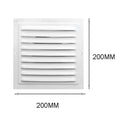 Aluminum Square Air Vent Grille Cover with Insect Screen Air Vent Grille Cover Axl 200x200mm