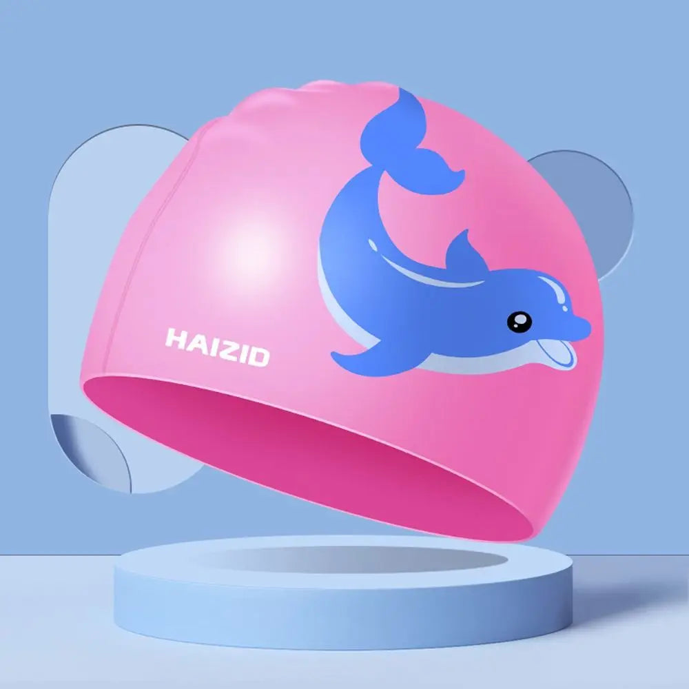 Silicone Swimming Cap – Waterproof Ear Protection, Long Hair Silicone Swim Cap Axl style 7