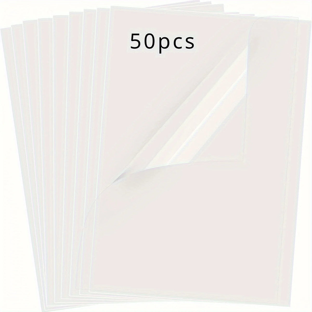 Clear Glossy Printable Vinyl Sticker Paper – Inkjet & Cricut Printable Sticker Paper Axl 50pcs