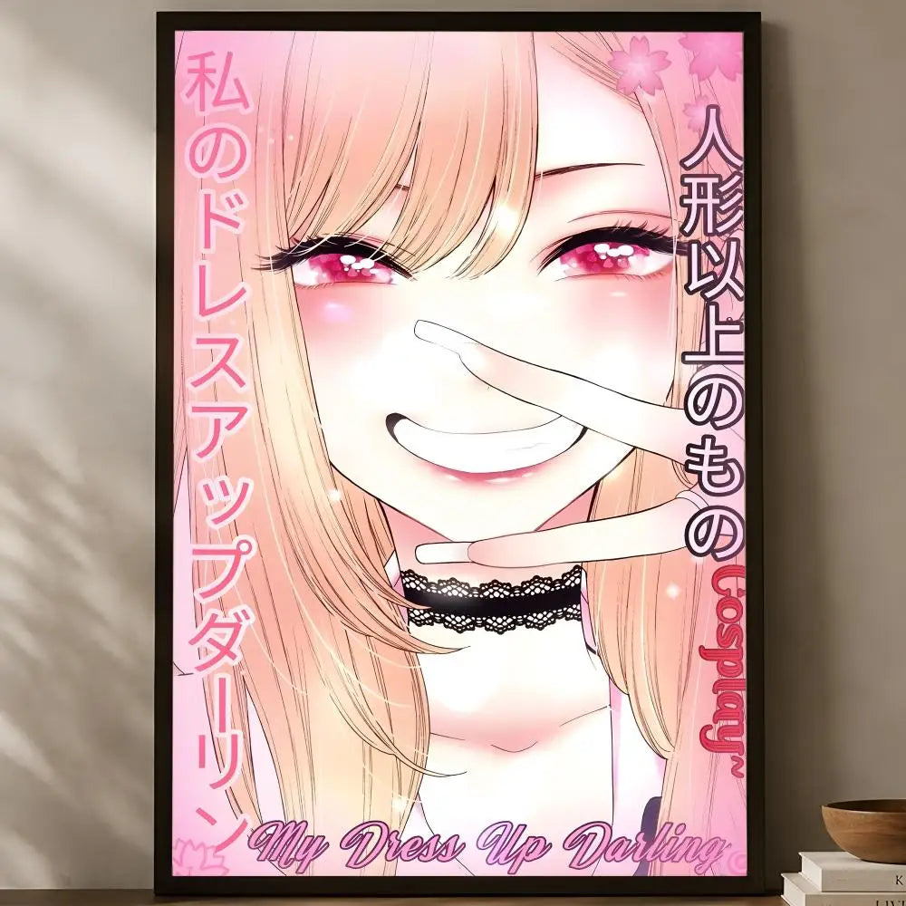 My Dress-Up Darling Self-Stick HD Wall Art Poster | Anime Decor Anime Wall Poster Axl