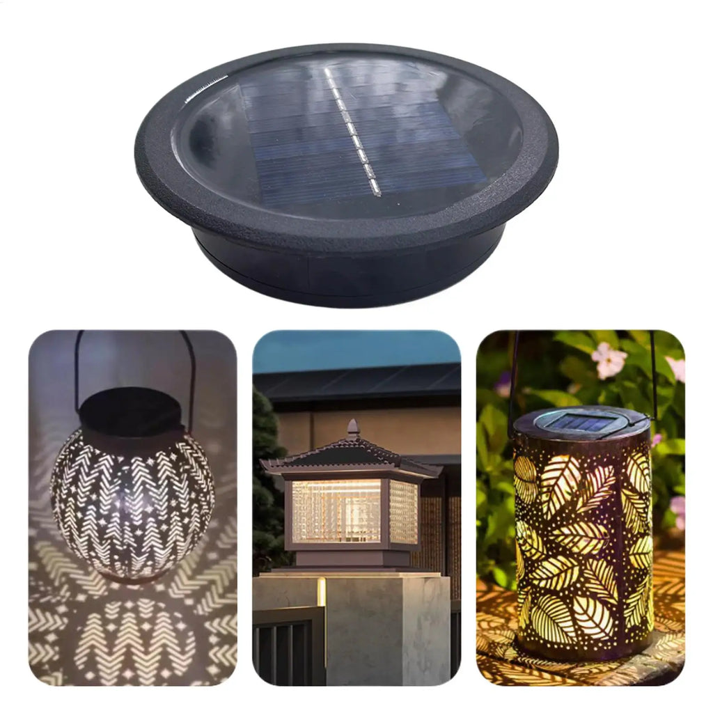 11cm Solar Light Replacement Top – Waterproof Outdoor Cover Solar Light Cover Axl