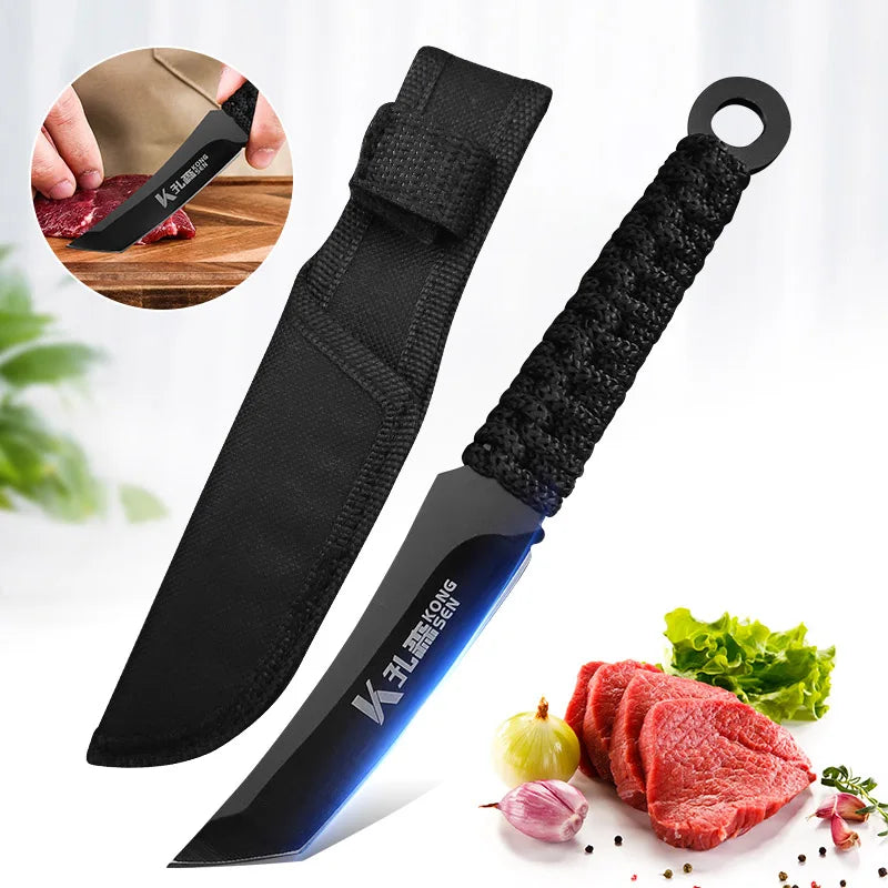 InLeung Hand Forged Boning Knife – Sharp Stainless Steel Blade Boning Chef Knife Axl