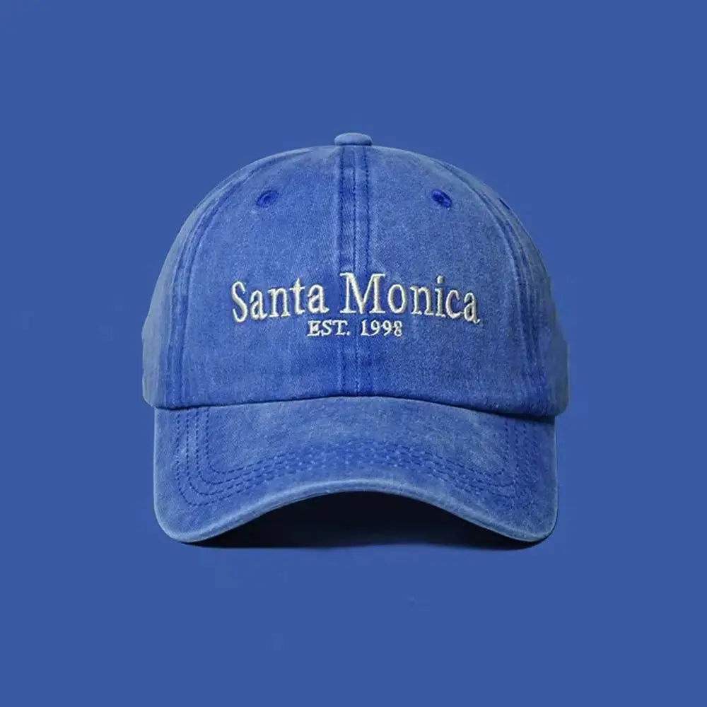 Women's Letter Embroidered Baseball Cap – Adjustable Cotton Sun Hat Baseball Cap Axl BLUE