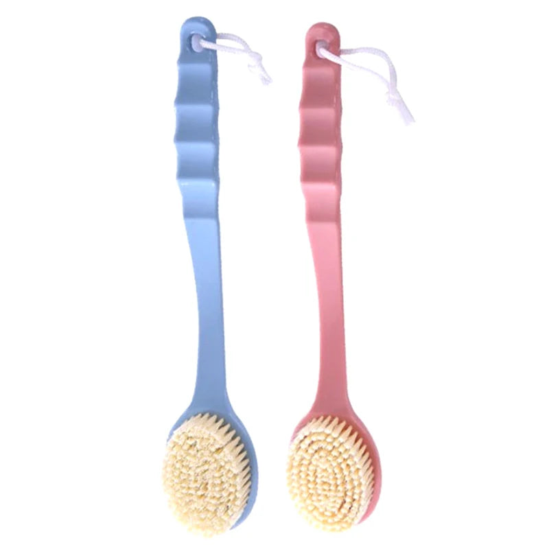Long Handle Bath Brush – Soft Body Scrubber & Exfoliator Bath Scrub Brush Axl