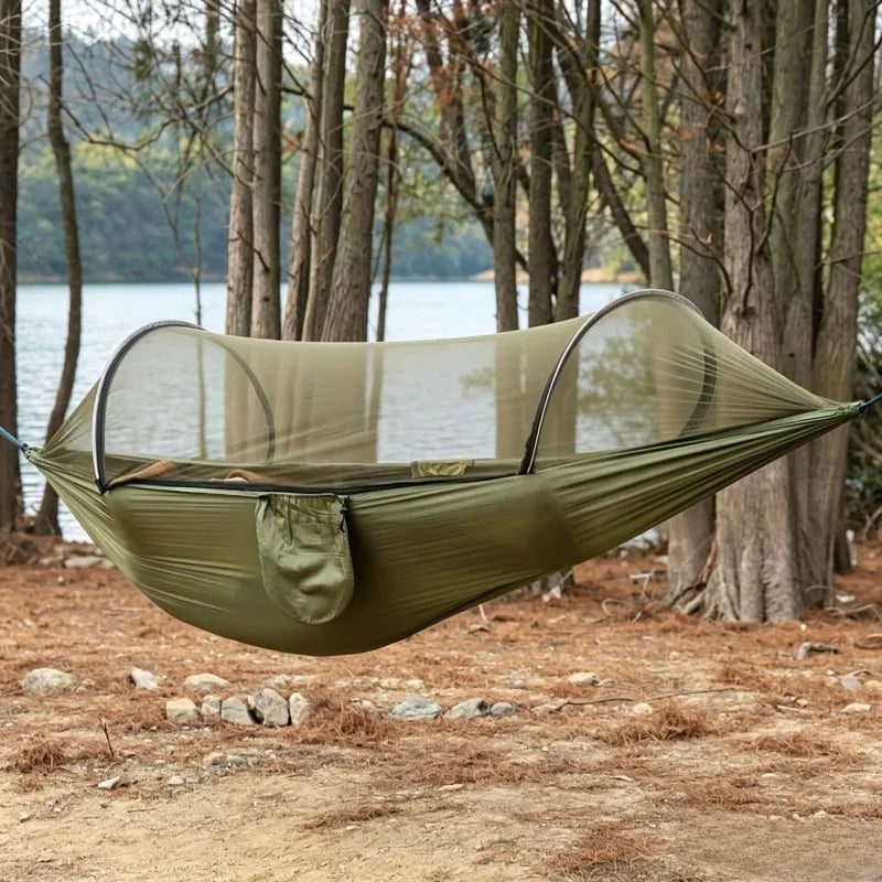 Quick-Install Camping Hammock with Mosquito Net | Portable Camping Hammock Axl