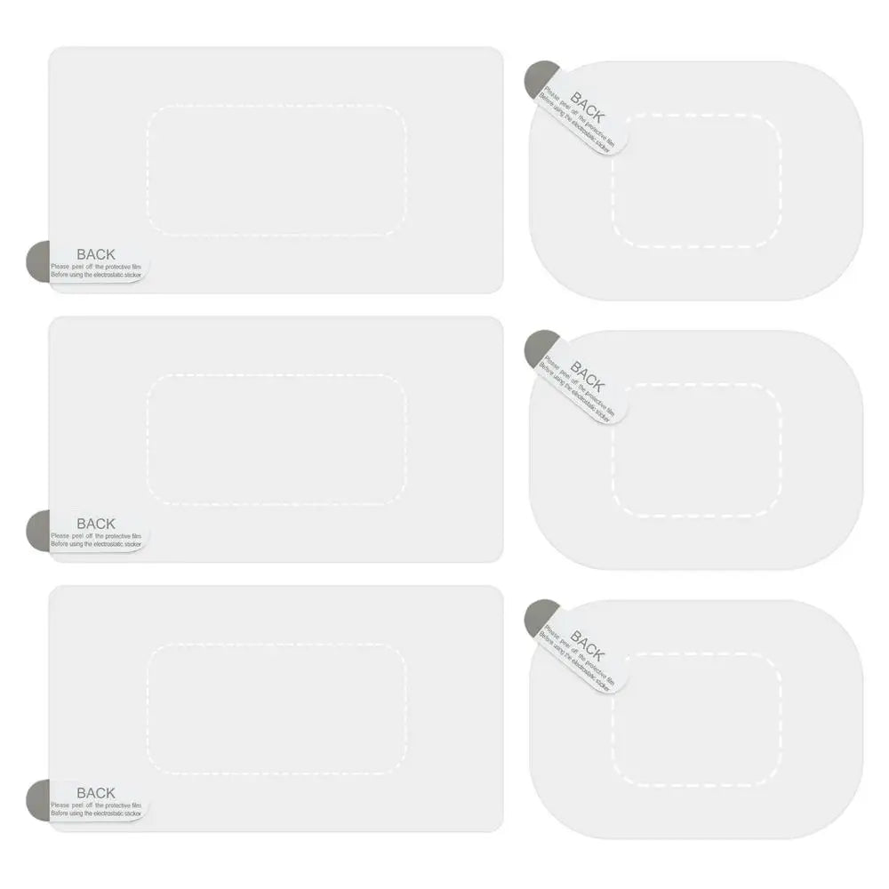 6-Pack Dash Cam Windshield Electrostatic Sticker Film – PET Dash Cam Sticker Film Axl 6pcs