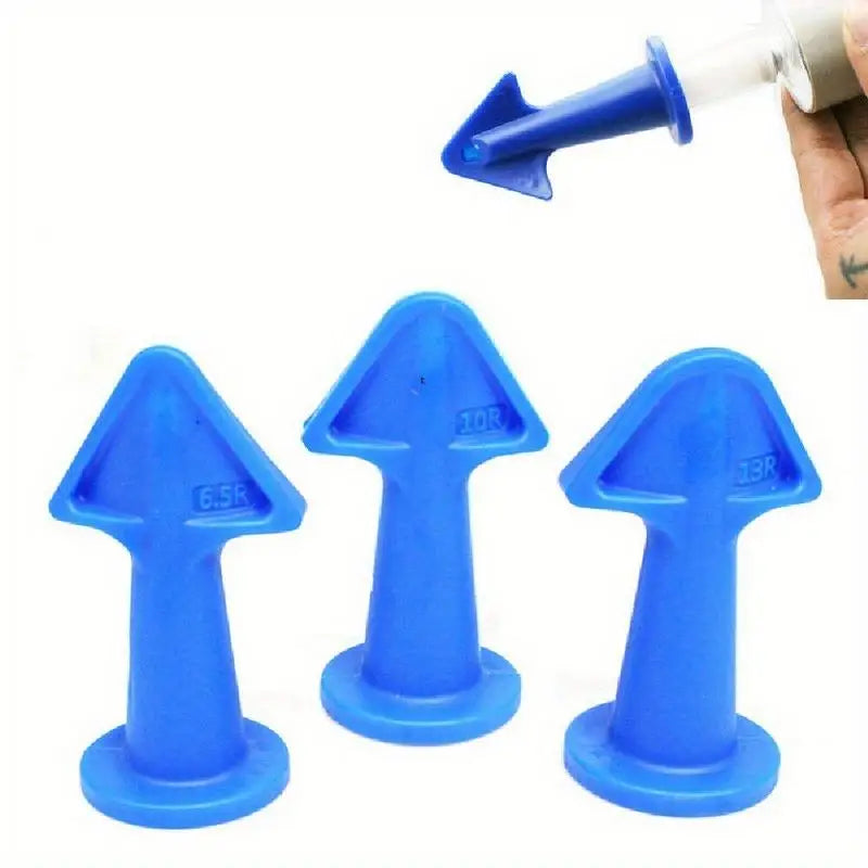 3-Piece Caulking Tool Set – Spatula, Nozzle & Silicone Remover Caulking Tool Set Axl