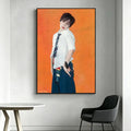 Kpop Shotaro HD Wall Poster – Waterproof Aesthetic Decor Wall Art Poster Axl White15 40X50cmNoframe