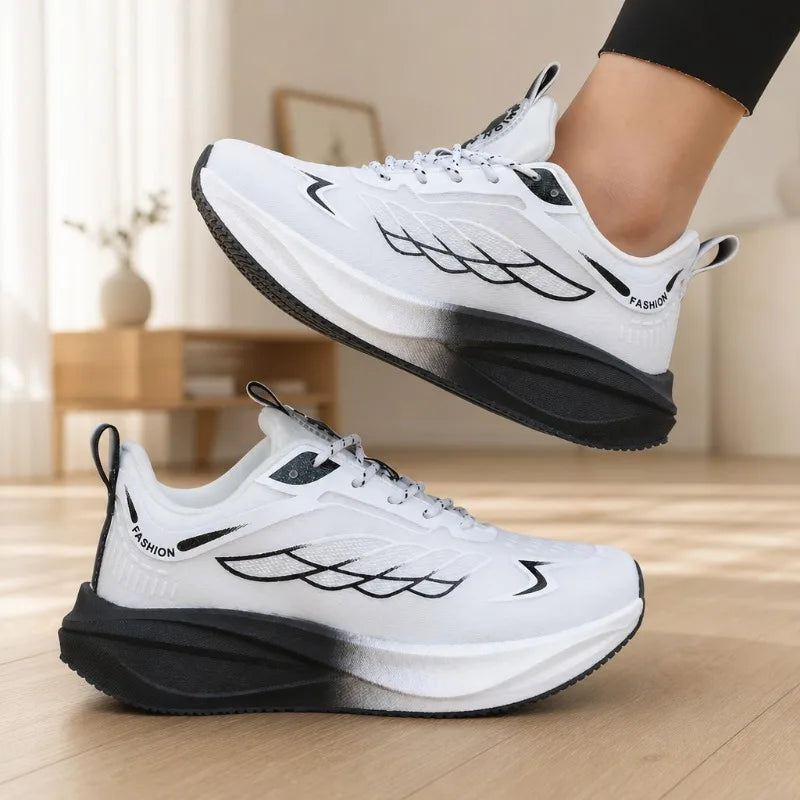 ZULIWAGN Women Wide Toe Mesh Sneakers – Breathable Retro Trainers Mesh Athletic Sneakers Axl