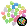 100 Pcs Glow in the Dark Garden Pebbles – Luminous Stones Luminous Garden Stones Axl multicolor