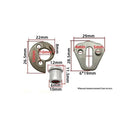 3-Pack Chain Tensioner Adjustment Block for 8" Chainsaw Chainsaw Accessory Axl one size
