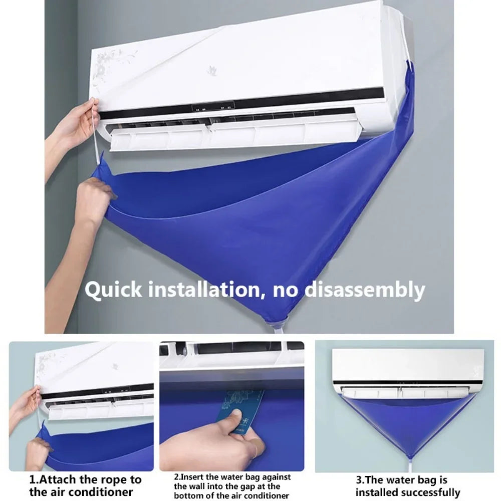 100cm AC Cleaning Cover Bag – PVC Split Air Conditioner Kit AC Cleaning Cover Axl
