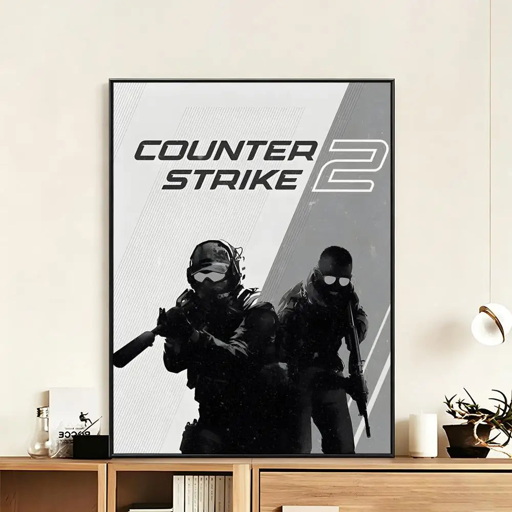 Counter-Strike 2 HD Wall Poster – Waterproof Gaming Decor Gaming Wall Poster Axl