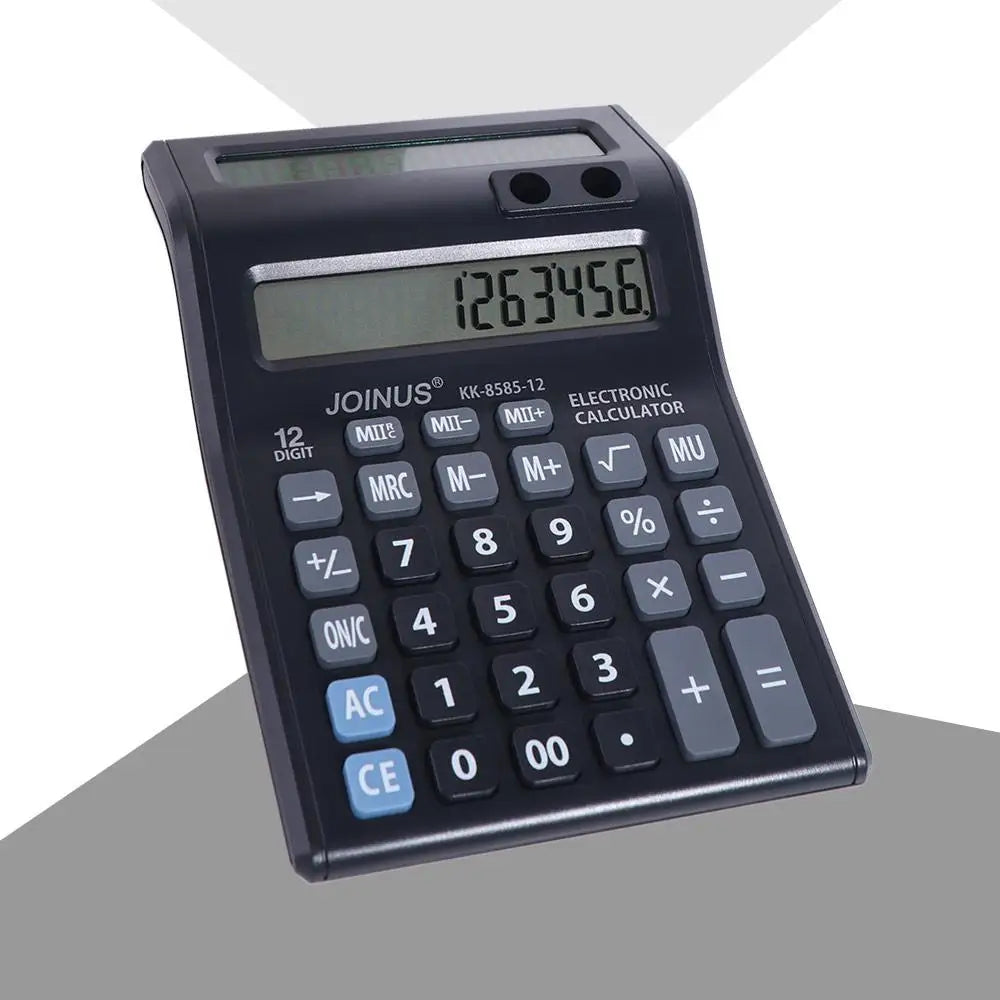 12-Digit Dual Screen Finance Calculator – Battery Powered Finance Calculator Axl