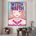 Witch Watch Poster – HD Waterproof PVC Wall Sticker Decor Wall Decal Sticker Axl White07 15X20cmNoframe