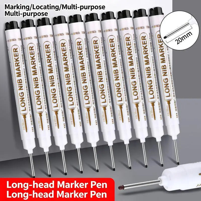 Deep Hole Long Needle Marker Pen – Waterproof 20mm Tip Deep Hole Marker Pen Axl