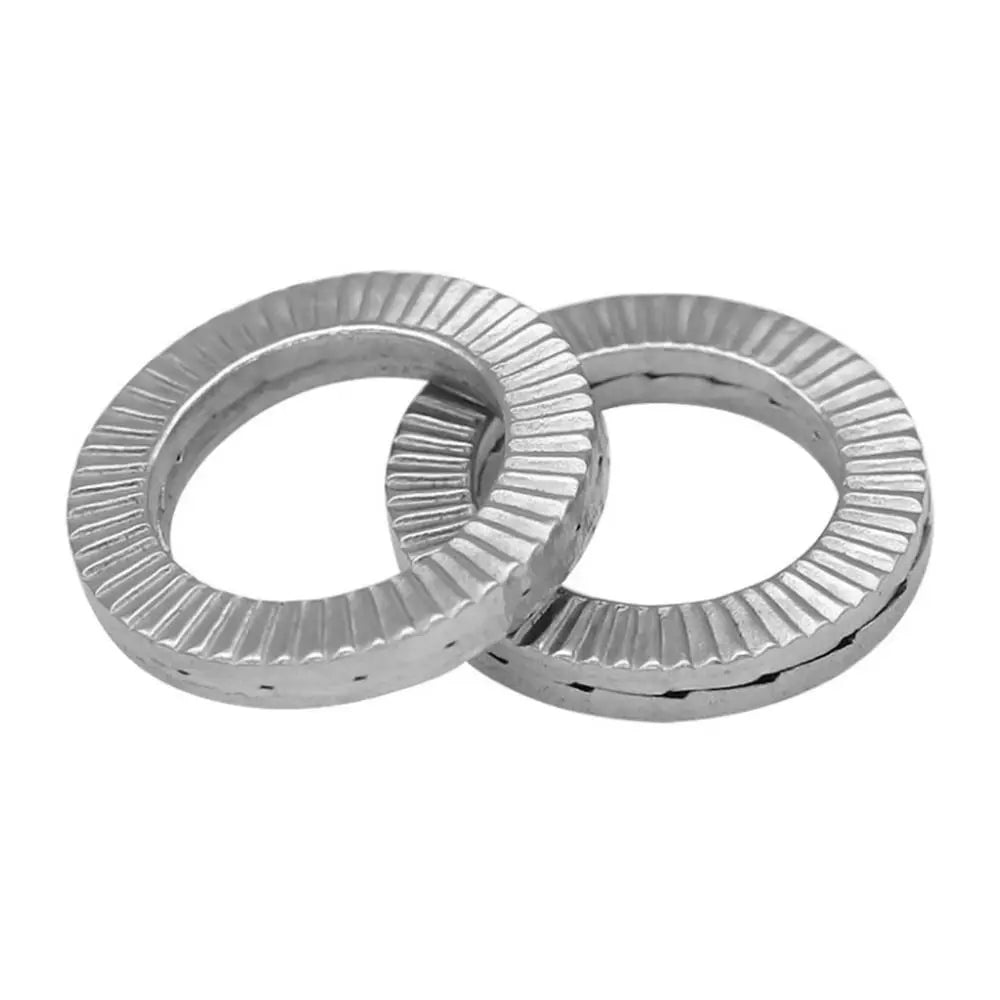 5-Pack 304 Stainless Steel Wedge Lock Washers M3–M20 Wedge Lock Washer Axl