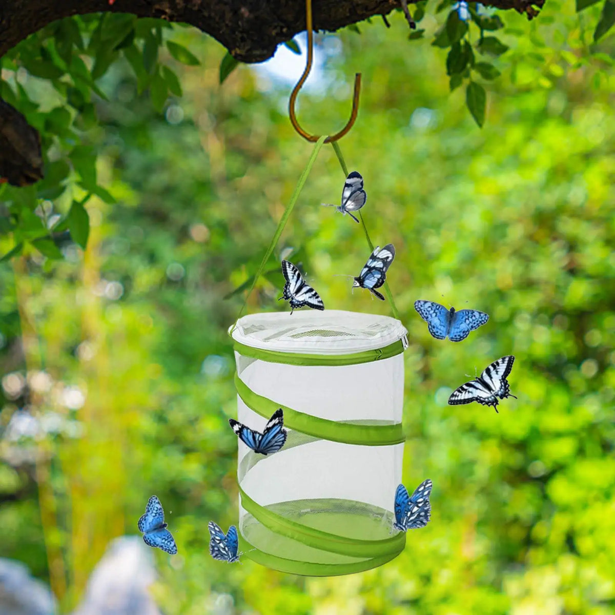 Mini Pop-Up Butterfly Habitat Cage – Foldable Mesh Enclosure Butterfly Habitat Cage Axl