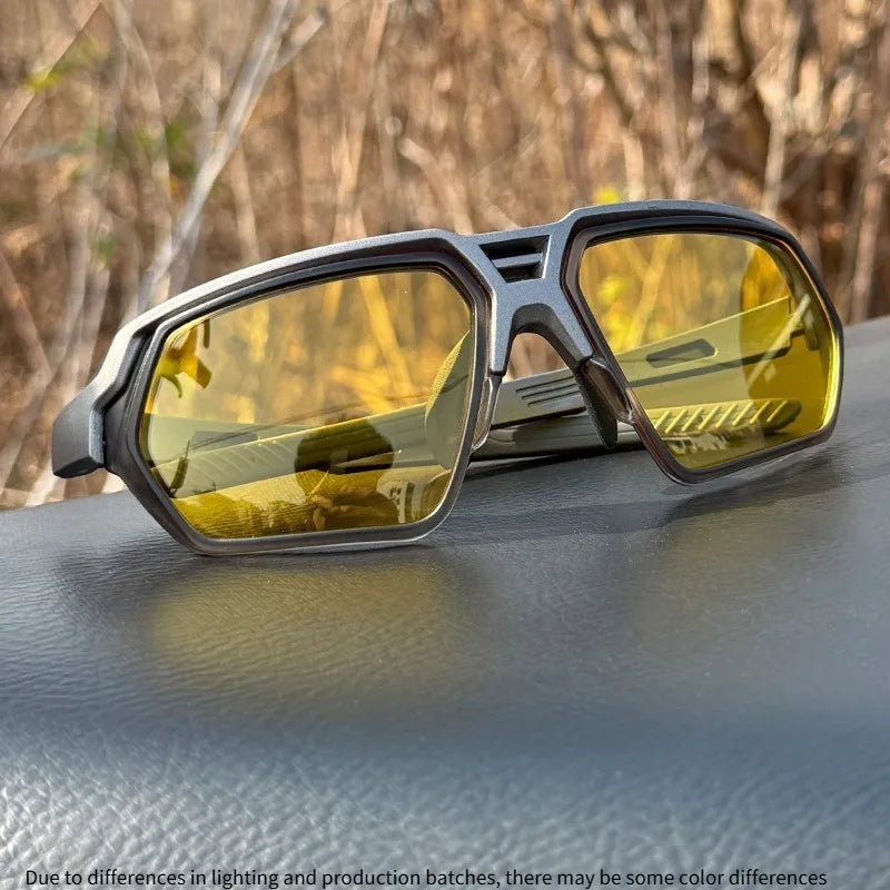 Cyberpunk Polarized Cycling Sunglasses | UV Protection Unisex Polarized Sunglasses Axl