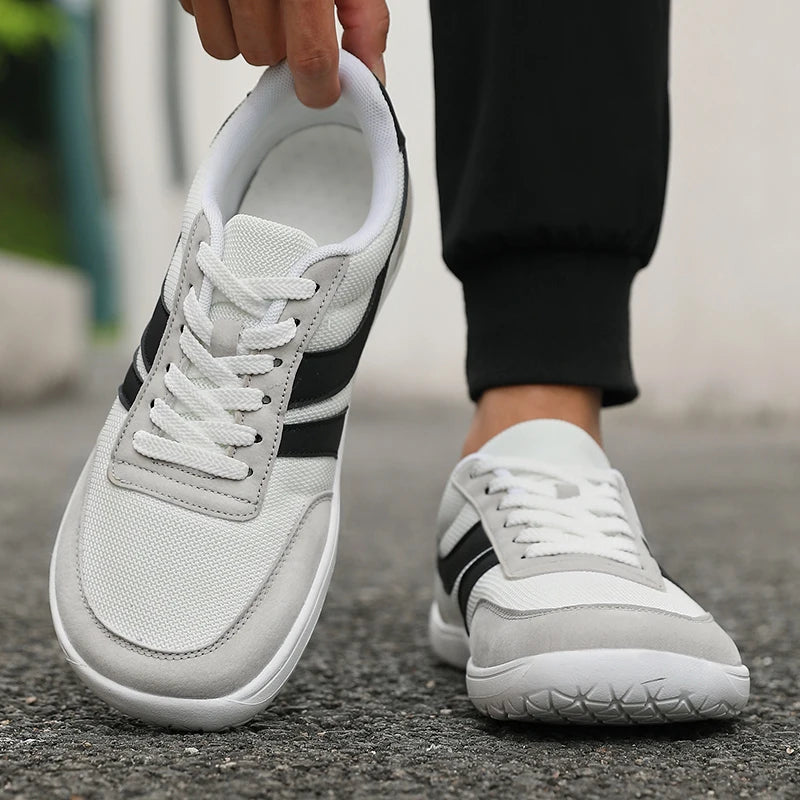 ZULIWAGN Wide Toe Barefoot Sneakers – Breathable Walking Shoes Walking Sneakers Axl