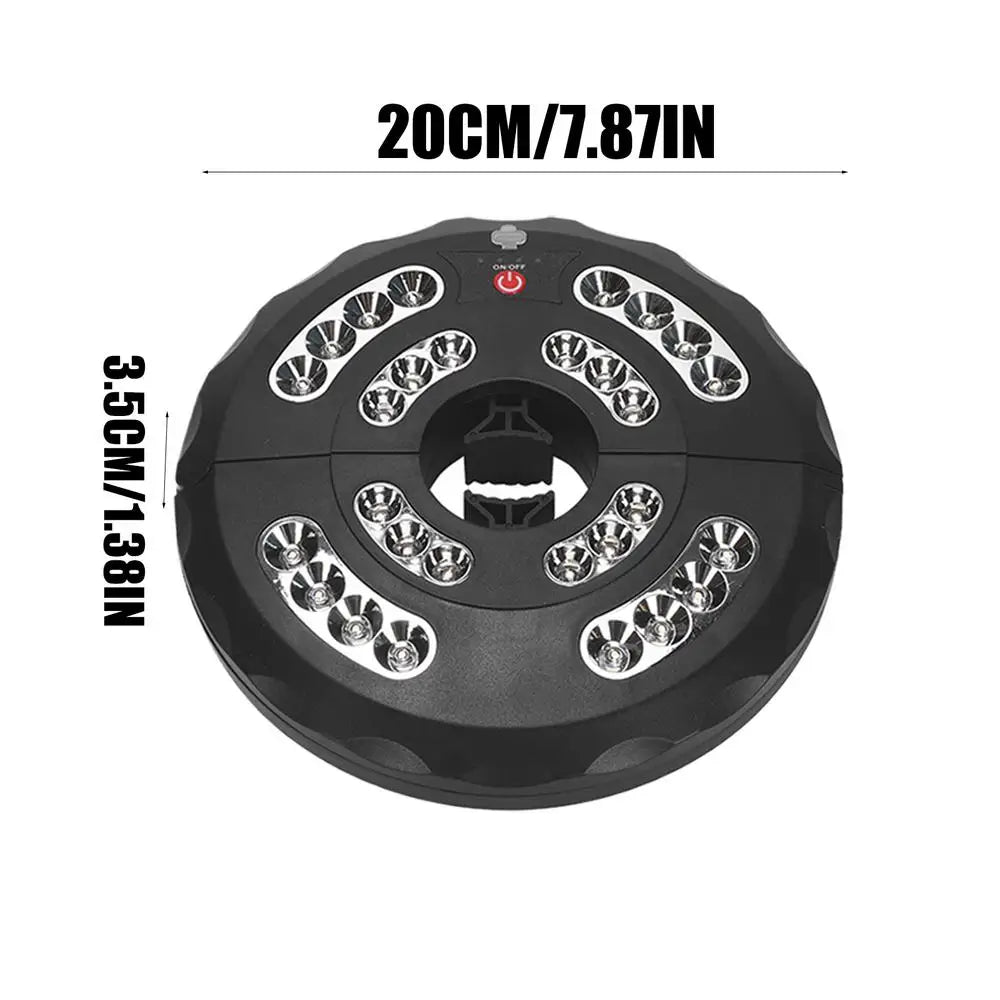 Rechargeable Patio Umbrella Pole Light – 28 LED Outdoor Lamp Outdoor Umbrella Light Axl Black