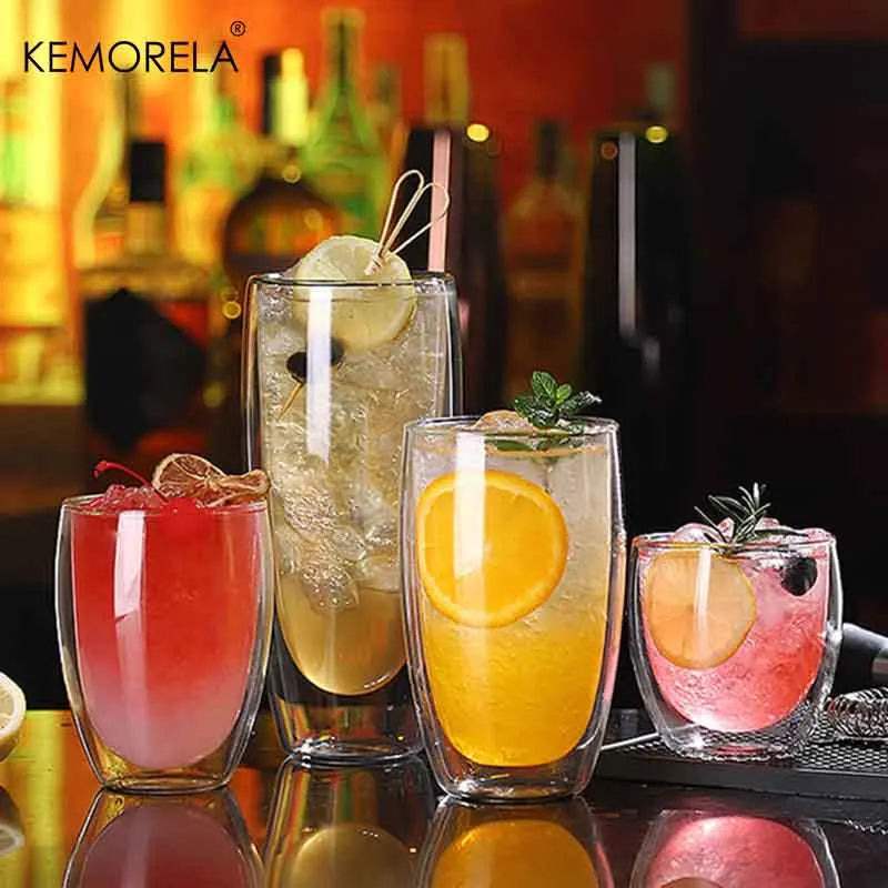 Double-Wall Heat-Resistant Glass Cup | Coffee, Tea & Whisky Double Wall Glass Cup Axl