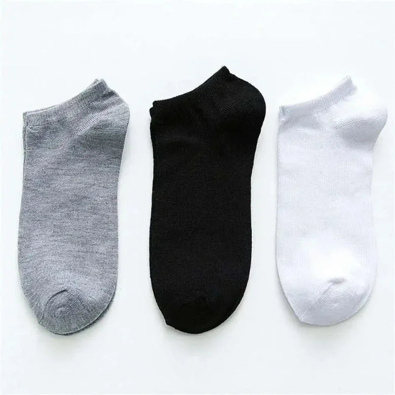 15 Pairs Unisex Ankle Socks – Breathable Low Cut Boat Socks Ankle Socks Set Axl 15 Pairs mix color One Size