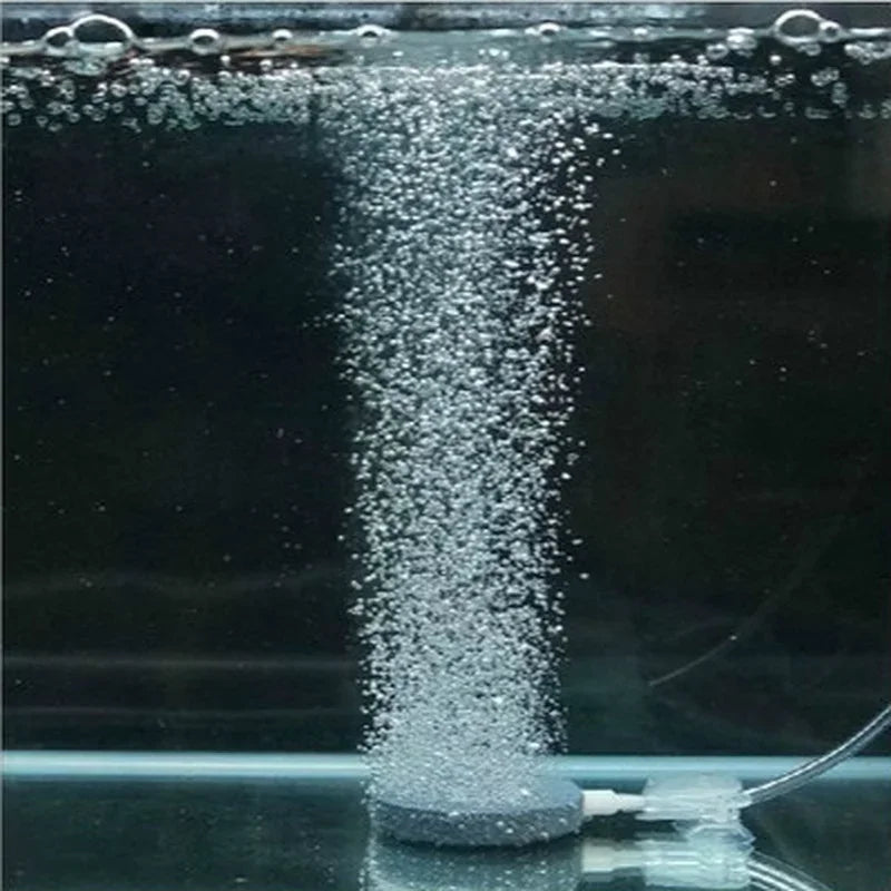 Aquarium Air Stone 4cm – Fish Tank Oxygen Aerator Bubble Disc Aquarium Air Stone Axl