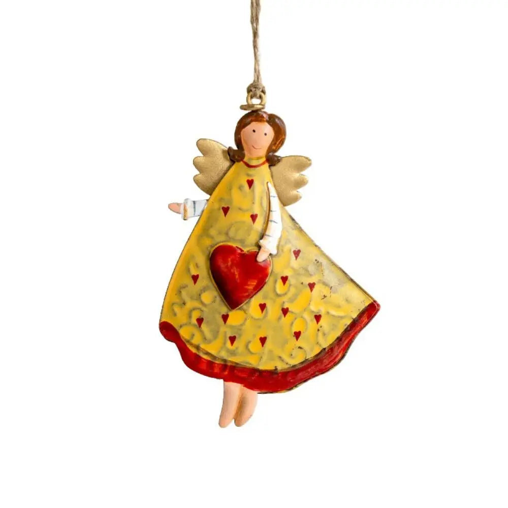 Wrought Iron Christmas Hanging Ornaments – Angel & Santa Christmas Ornament Axl 1-C