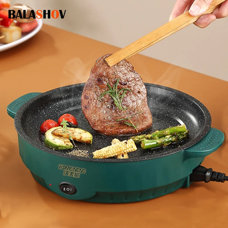 BALASHOV Electric Non-Stick Frying Pan Multicooker 22/26cm Electric Frying Pan Axl