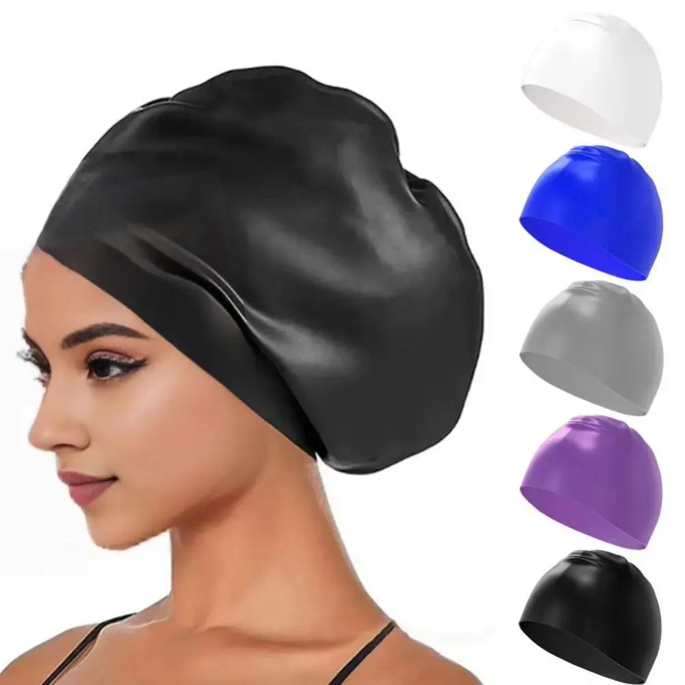 Silicone Swim Cap – Waterproof Snorkeling Cap for Women Swim Cap Axl