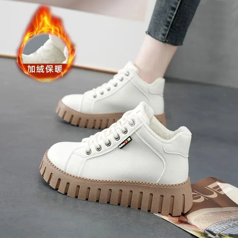Women's Warm Mid-Calf Snow Boots – Non-Slip Platform Sole Women's Snow Boots Axl