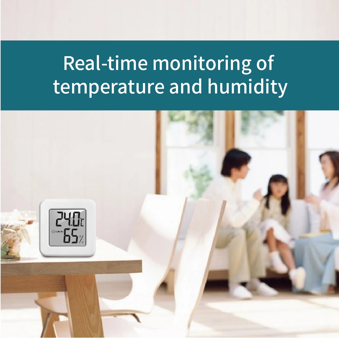 Digital Thermometer Hygrometer – Indoor LCD Humidity & Temp Meter Thermometer Hygrometer Axl