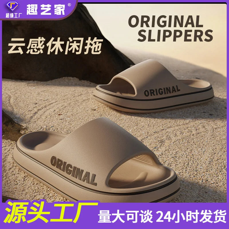 Thick Sole Anti-Slip Slides – Unisex Indoor & Beach Sandals Slide Sandals Axl