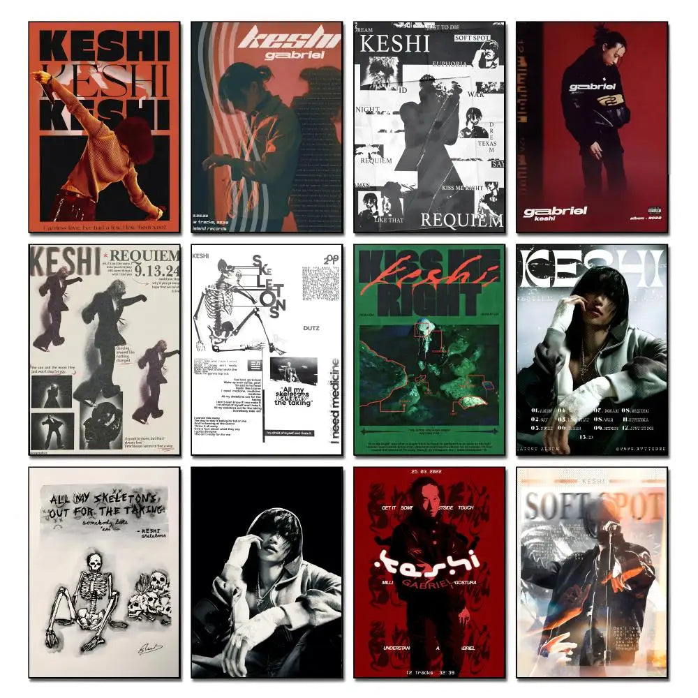 K-Keshi Singer HD Poster – Waterproof Sticky Wall Art Decor Wall Art Poster Axl