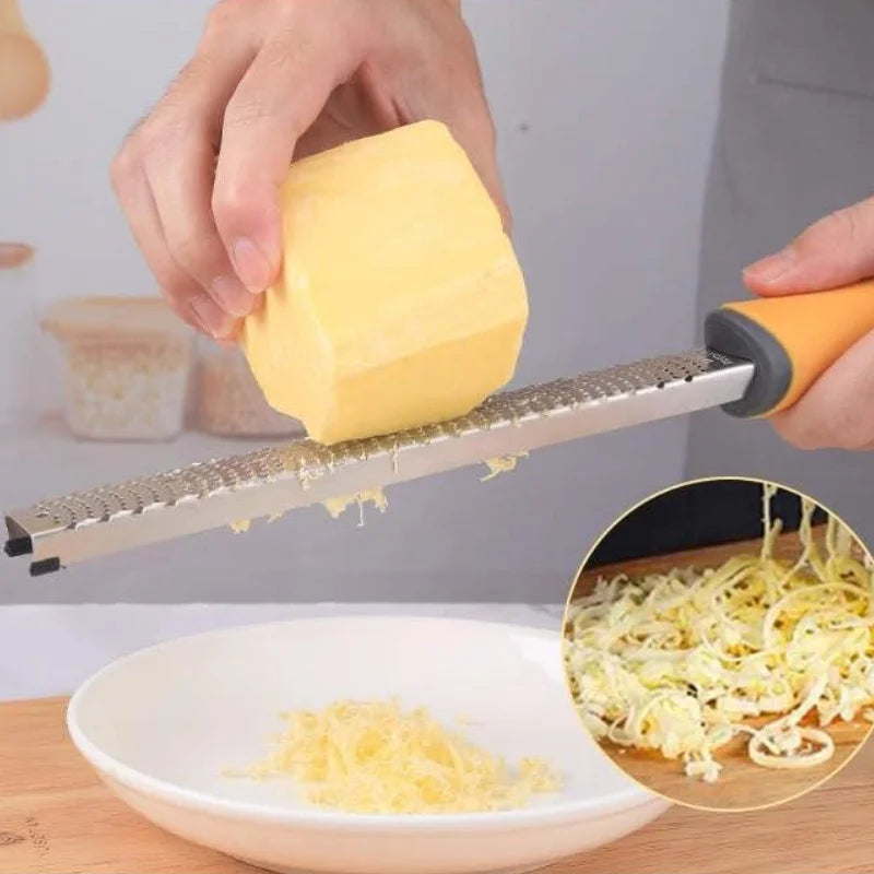 Leeseph Lemon Zester & Cheese Grater – Stainless Steel Tool Zester Grater Axl
