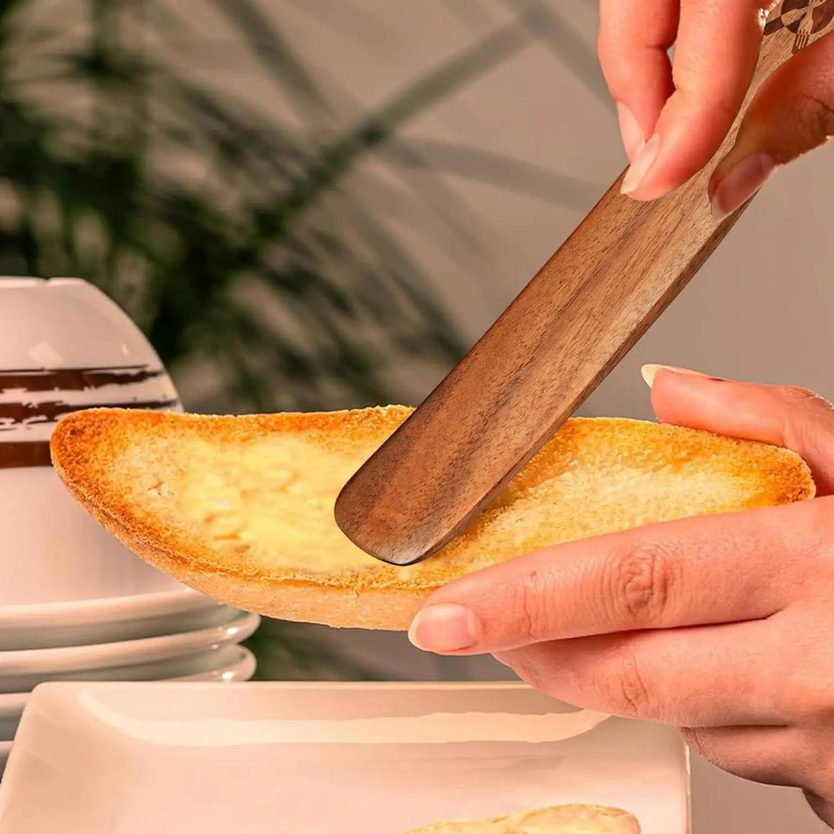 Wooden Sourdough Spatula Scraper & Bread Whisk Baking Tool Wooden Baking Tool Axl Default Title