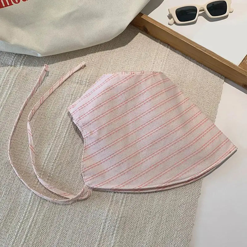 Women's Wide Brim Foldable Striped Bucket Hat | Sun Hat Wide Brim Sun Hat Axl