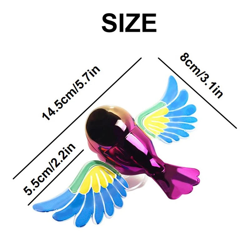Wind-Powered Flying Bird Car Ornament – Waving Wings Decor Vehicle Ornament Axl