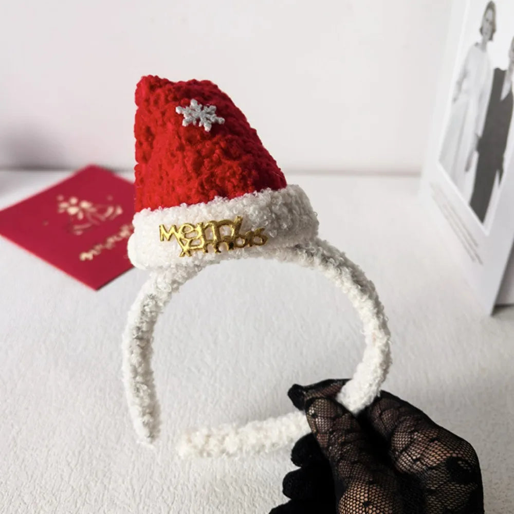 Sequin Christmas Headband – Red Bowknot & Star Hair Hoop Christmas Headband Axl Style 6