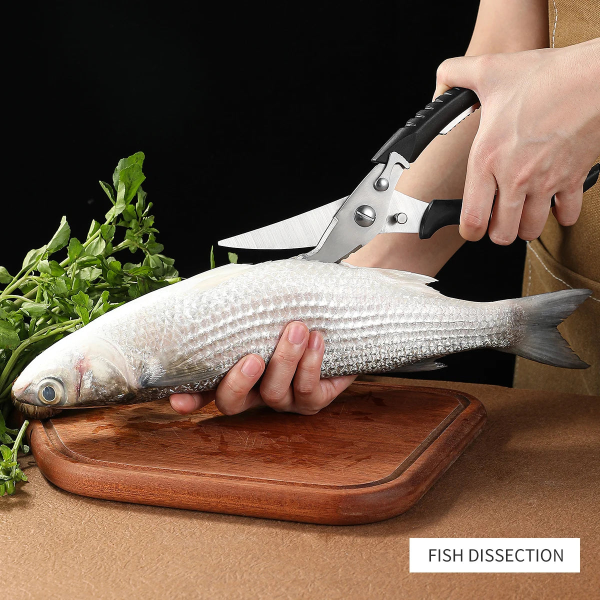 SHENJIU Stainless Steel Kitchen Scissors – Sharp Meat Shears Kitchen Shears Axl