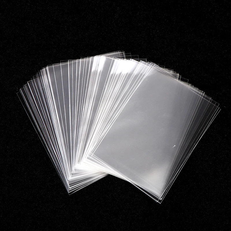 100 PCS Transparent Card Sleeves 9×6cm | PVC Card Protectors Card Sleeves Axl