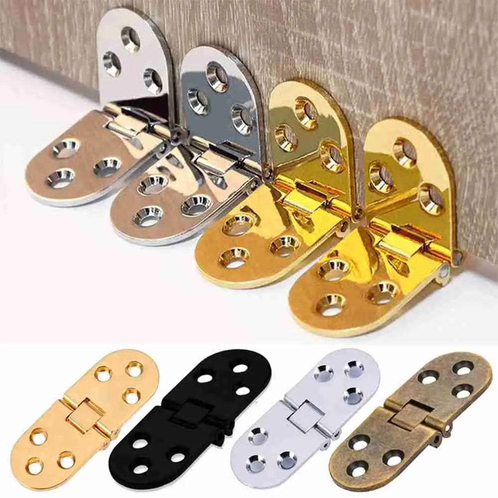 Zinc Alloy 180° Flush Cabinet Door Hinges | Semicircle Style Cabinet Door Hinges Axl