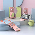 Mini Portable Handheld Neck Fan – USB Rechargeable Foldable Portable Neck Fan Axl Pink