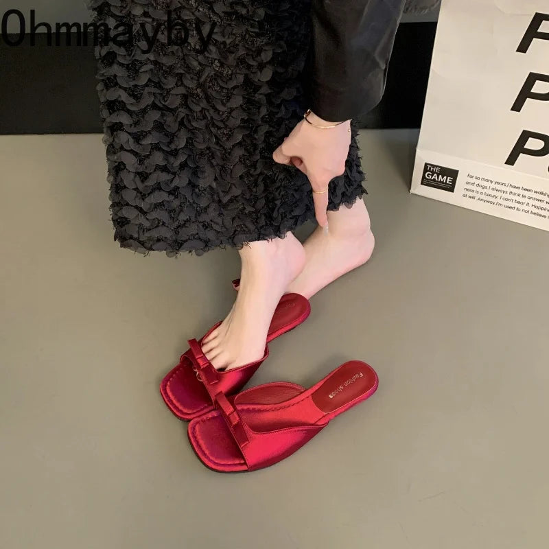 Women's Slip-On Open Toe Slides – Soft Sole Beach Slippers Women's Slide Slippers Axl