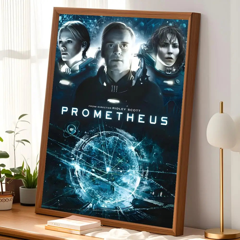 Prometheus Movie Poster Self-Stick HD PVC Waterproof Wall Art Wall Art Poster Axl