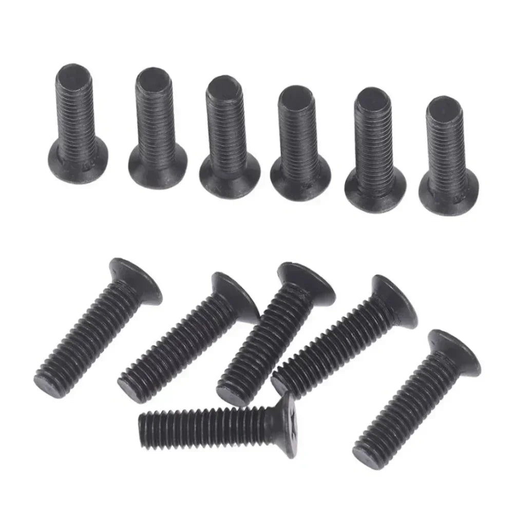 6Pcs M5/M6 x 22mm Left-Hand Thread Screws for Drill Chuck Adapter Drill Chuck Screws Axl