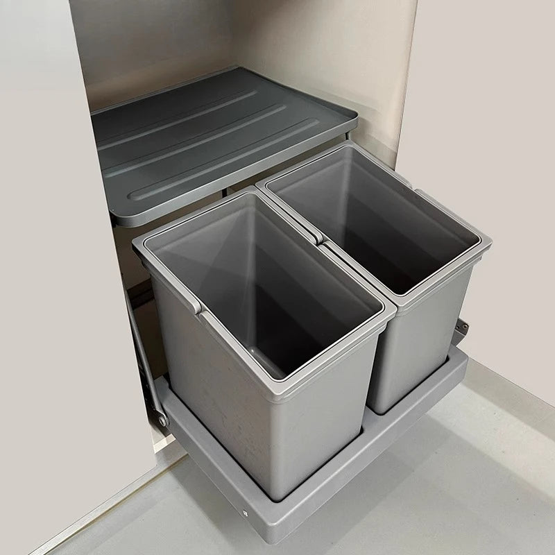 Large Capacity Kitchen Recycling Trash Can with Lid Kitchen Trash Can Axl