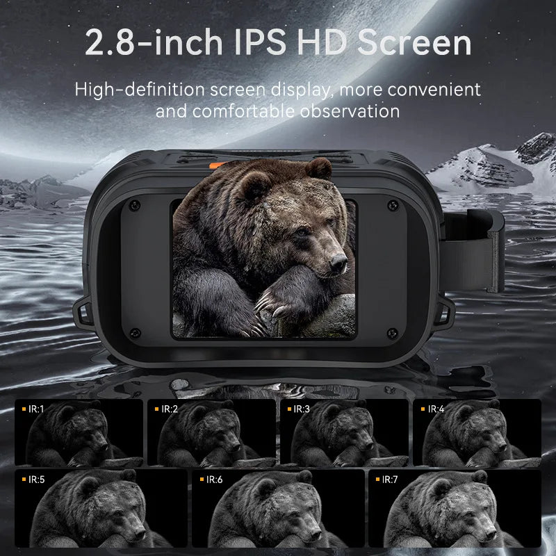 HD Digital Night Vision Binoculars 7x–10x Infrared IPS Screen Night Vision Binoculars Axl
