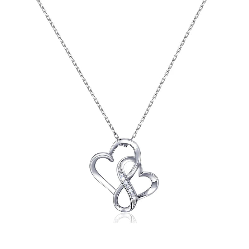 Huitan Love Pendant Necklace | Cubic Zirconia Women's Jewelry Pendant Necklace Axl XL885 45cm